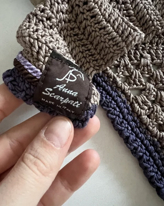 Bonnet Anna Scarpati taupe (cheval) occasion