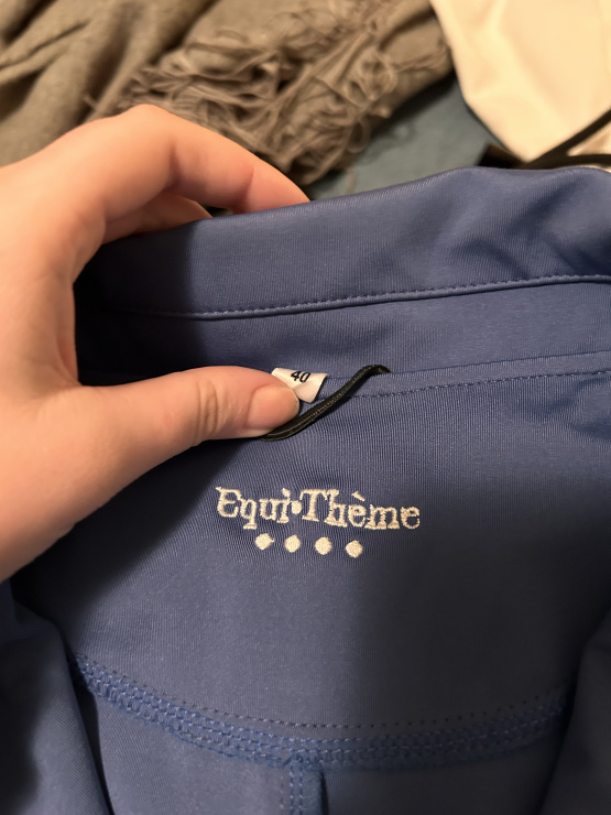Veste de concours Equitheme bleu (M) neuf occasion