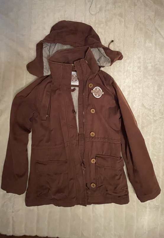 Parka équitation mi-saison marron (XS) occasion