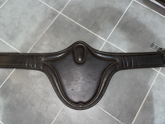 Sangle bavette Fouganza marron 135 cm occasion