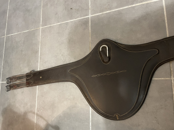 Sangle bavette Fouganza marron 135 cm occasion