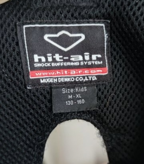 Gilet airbag Hit-Air enfant (M-XL) + dorsale occasion