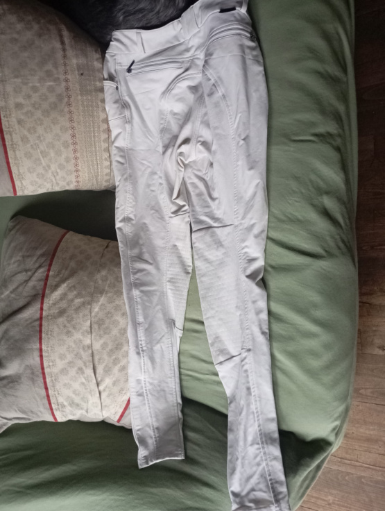 Pantalon équitation Fouganza blanc (38) occasion