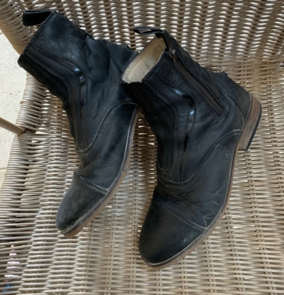 Boots équitation Equithème noir T37 occasion