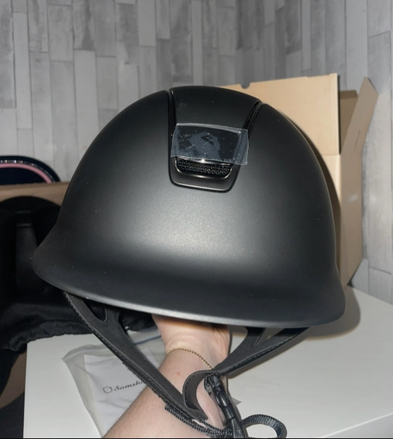 Casque équitation Samshield noir (55-58) occasion