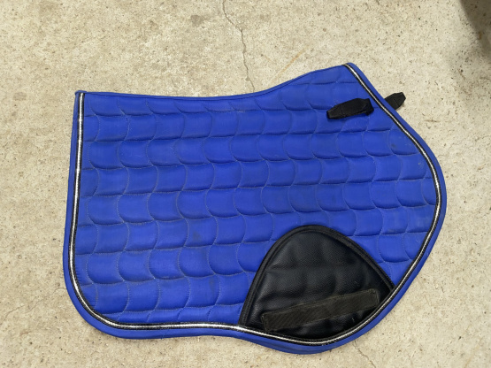 Tapis de selle Equithème bleu occasion