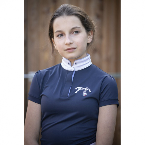 Polo de concours Penelope Madrid bleu (16 ans) neuf occasion