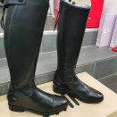Bottes équitation HKM cuir noir 38 (neuf) occasion