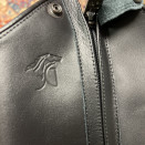 Chaps Sergio Grasso cuir noir (41/35) neuf occasion