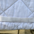 Tapis de selle Equithème blanc (cheval) occasion