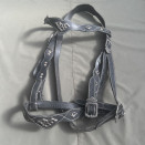 Filet bride noir ornement bagues argentées (cheval) occasion