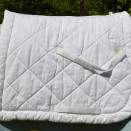 Tapis de selle Equithème blanc (cheval) occasion