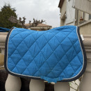 Ensemble tapis de selle + bonnet Lami-Cell bleu (poney) occasion