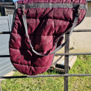 Sac / housse de selle mixte bordeaux et grise occasion