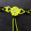 Frontal tressée noir & jaune 34 cm (neuf) occasion