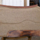 Tapis de selle Ronzon western marron (cheval) occasion