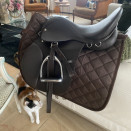 Selle mixte cuir 17.5 pouces occasion