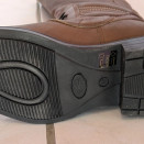 Bottes équitation Equithème cuir marron (36) occasion