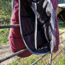 Sac / housse de selle mixte bordeaux et grise occasion