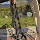 Filet Fouganza cuir noir (cheval) occasion
