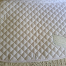 Tapis de selle Horse Feeds blanc (cheval) occasion