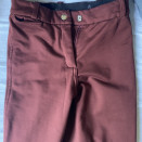 Pantalon équitation Fouganza rouge (8 ans) occasion