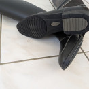 Bottes équitation Equitheme cuir noir (44) neuf occasion