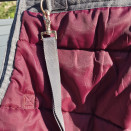 Sac / housse de selle mixte bordeaux et grise occasion