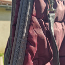 Sac / housse de selle mixte bordeaux et grise occasion