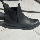 Boots Sellerie Baude cuir noir  (39) occasion