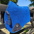Lot Tapis de selle & bonnet Lemieux bleu( cheval) occasion