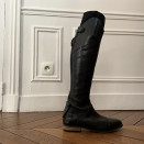 Bottes équitation Equithème Wavy noir sans lacet (37) occasion