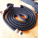 Licol et longe marron & noir (cheval) neuf occasion Licol et longe marron & noir (cheval) neuf occasion