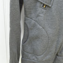 Sweat Meaneor gris avec capuche (M) neuf occasion
