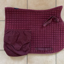 Tapis de selle Lami-Cell rouge (cheval) occasion