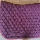 Tapis de selle Fouganza réversible Terracotta & Bordeaux (cheval) occasion