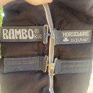 Couverture Horseware Rambo noir 155 cm occasion