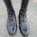 Bottes équitation Umbria cuir noir (37) occasion