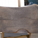 Tapis de selle Ronzon western marron (cheval) occasion