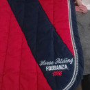 Tapis de selle Fouganza rouge (cheval) occasion