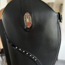 Bottes équitation Fellini cuir noir (38) neuf occasion
