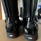 Bottes équitation Fellini cuir noir (38) neuf occasion