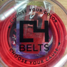 Ceinture C4 rouge réglable 119 cm (neuf) occasion