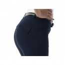 Pantalon équitation Equithème micro bleu (38) neuf occasion