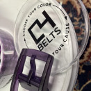 Ceinture C4 Bordeaux réglable 125 cm (neuf) occasion