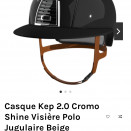 Casque Kep Cromo shine noir (57) occasion Casque Kep Cromo shine noir (57) occasion