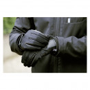 Gants HKM softshell noir (12 ans) neuf occasion