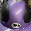 Casque équitation GPA prune  (53-54) neuf occasion