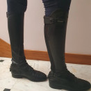 Bottes équitation Ego7 cuir noir (39 XS0) occasion