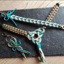 Frontal turquoise occasion